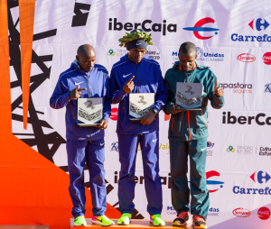 Podio masculino 10k Valencia 2017